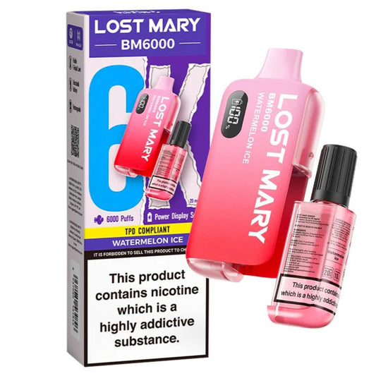 Lost Mary BM6000 Prefilled Vape Kit- Watermelon Ice 20mg