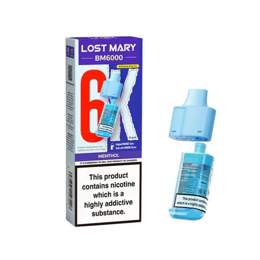 Menthol Lost Mary BM6000 Refill Pack